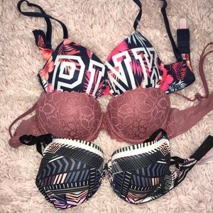 PINK bras, $15/bra